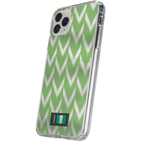 Nigeria Soccer Flag iPhone 11 Pro Clear Case